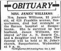 Williams, Mrs. James